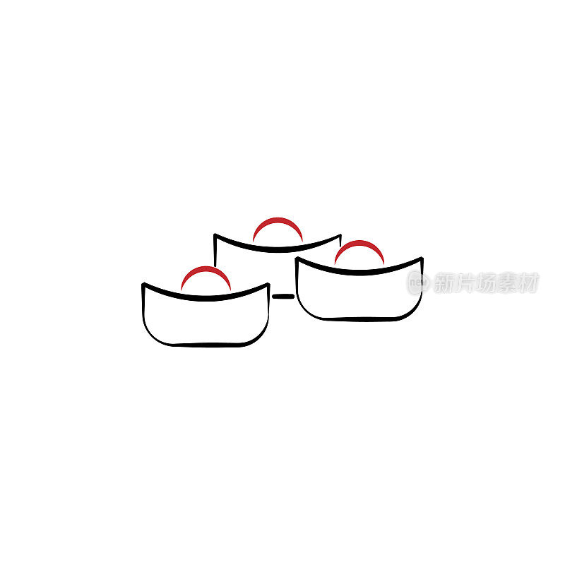 Chinese new year, lunar, sweets icon. Can be used for web, logo, mobile app, UI, UX